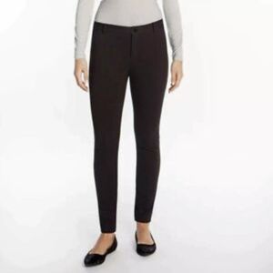 Mario Serrani Charcoal Plaid Slimming Knit Leggings NWT (M)